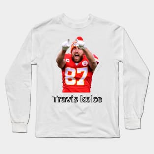 Travis Kelce tshirt Kansas City Chiefs Football Long Sleeve T-Shirt